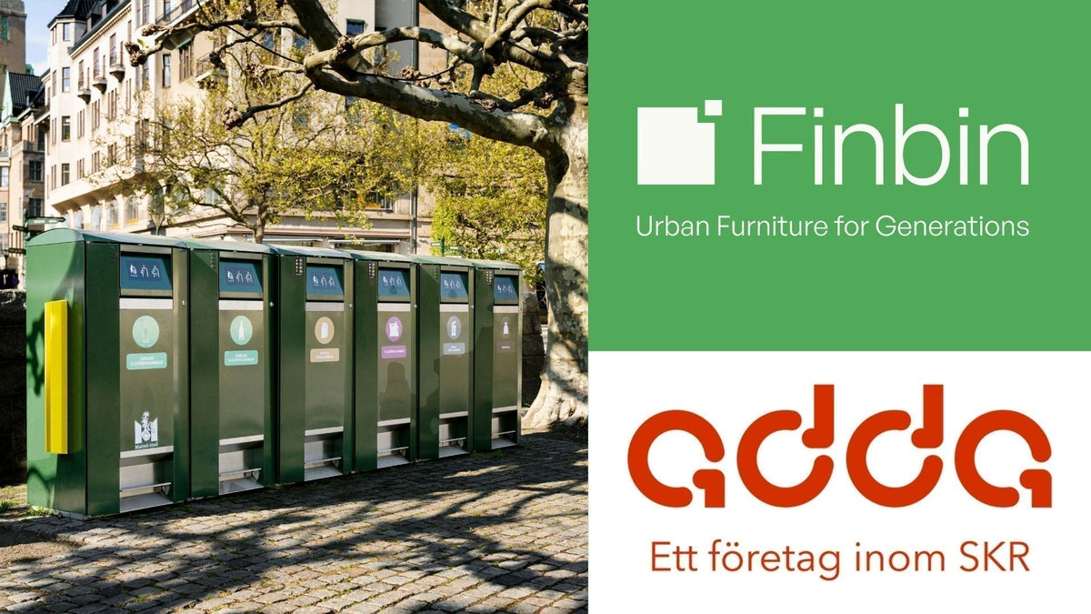 Finbin fortsätter som leverantör på Addas ramavtal för park- och lekplatsutrustning