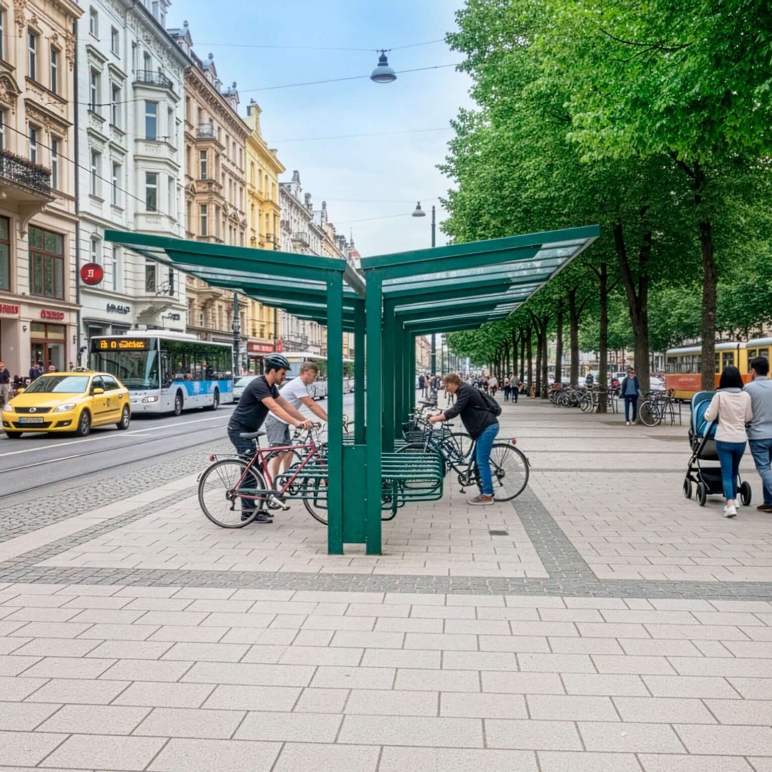 Cykelparkeringar