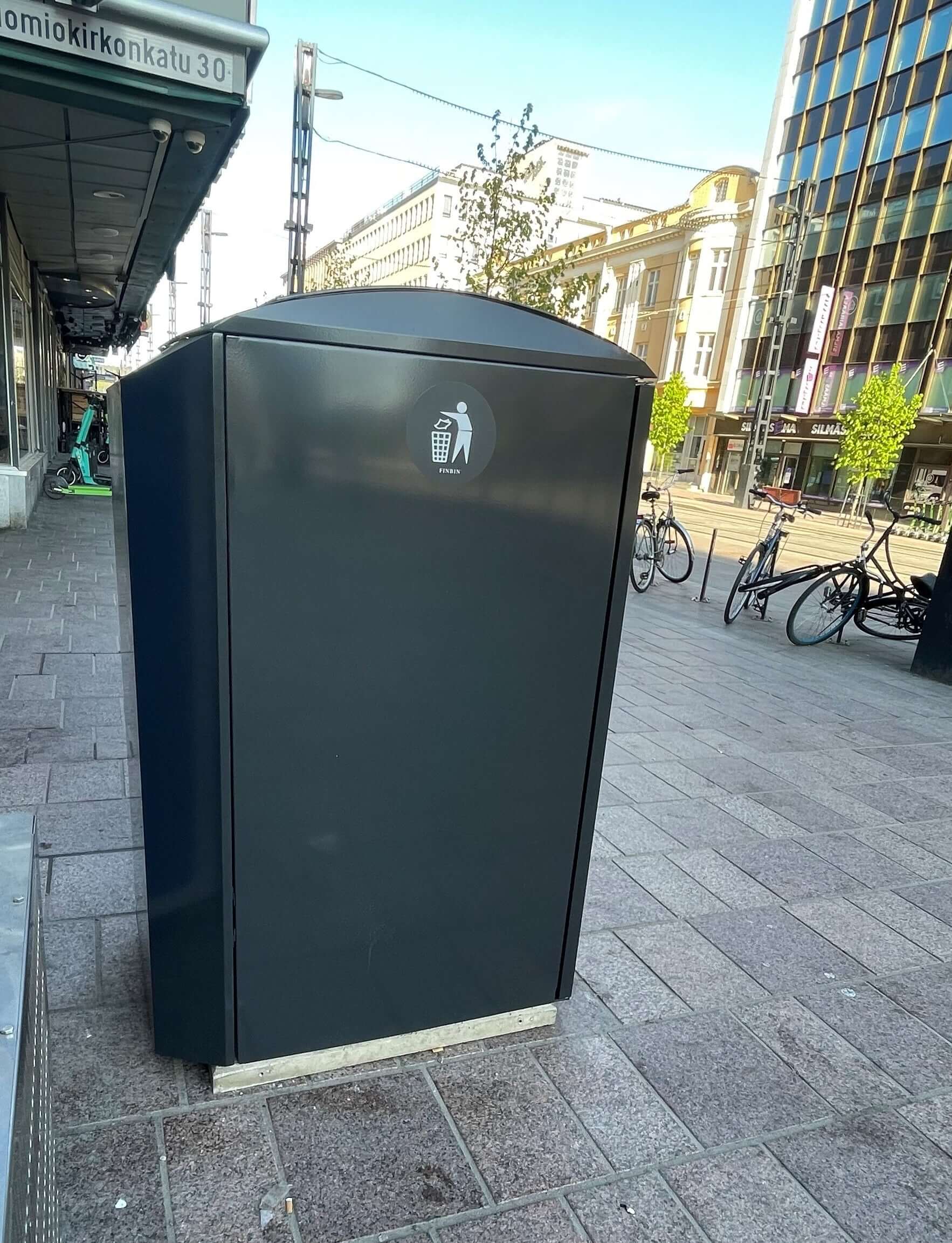 Smart papperskorg CitySolar 360