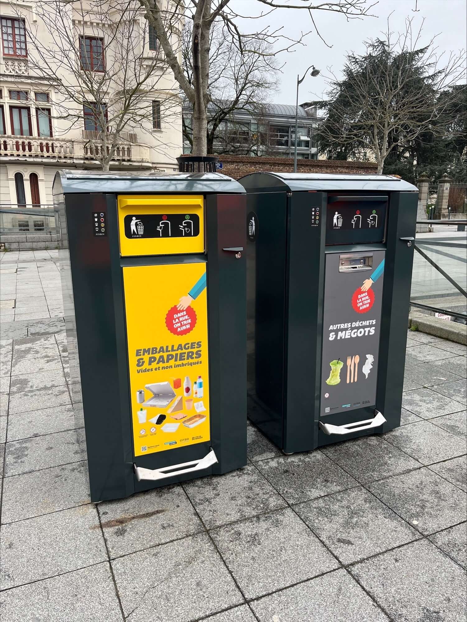 Smart papperskorg CitySolar 360