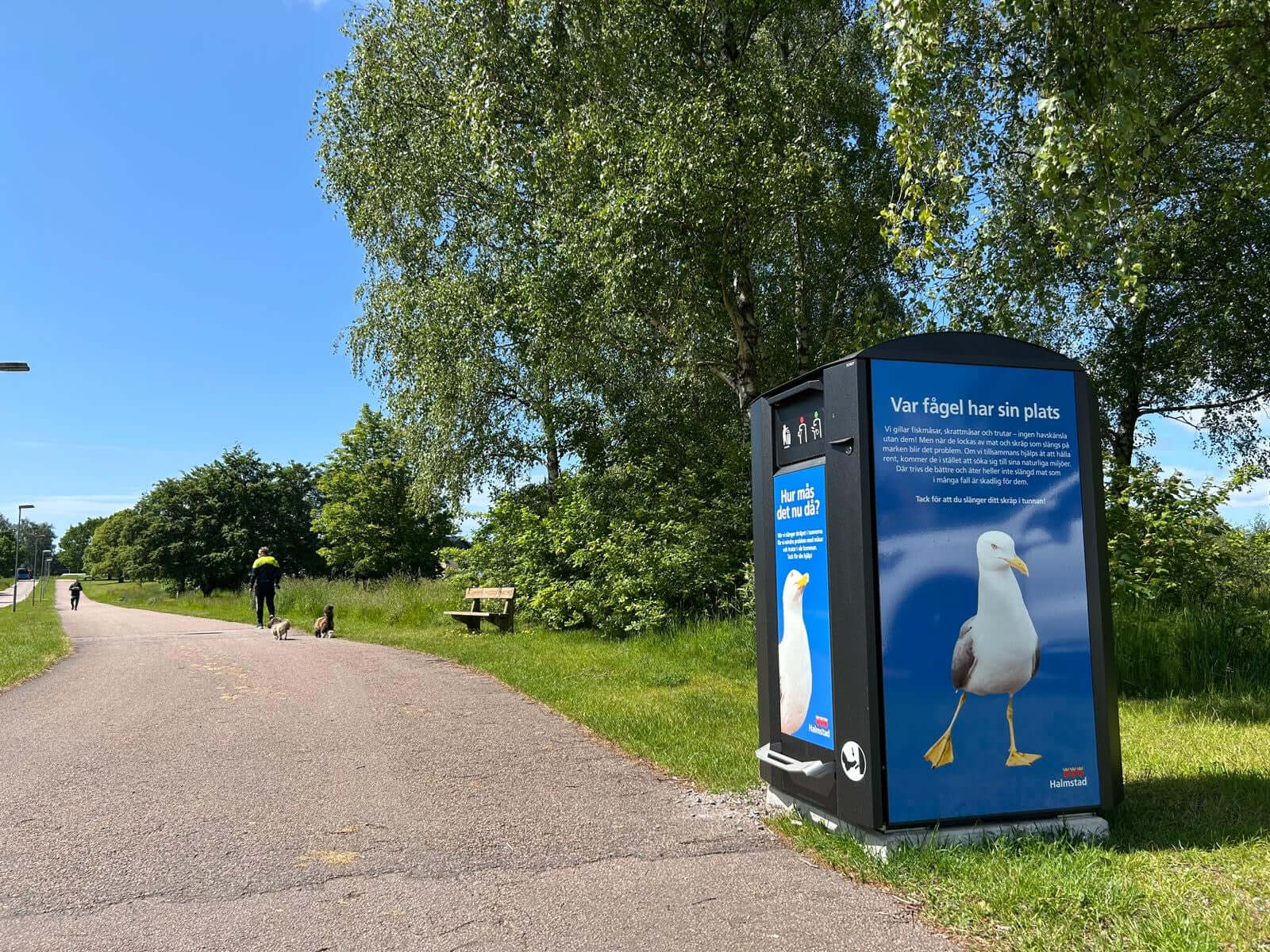 Smart papperskorg CitySolar 360