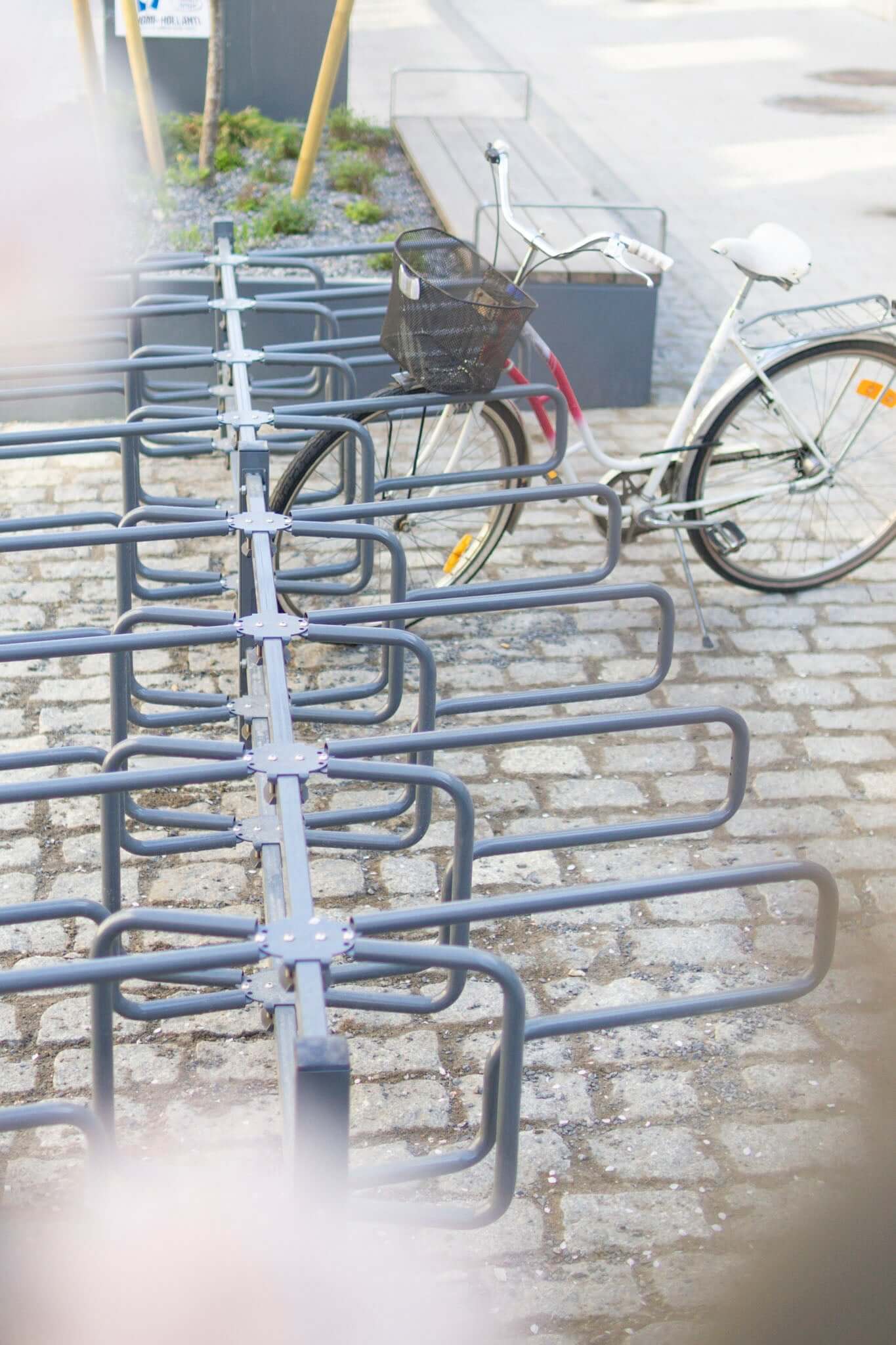 CubiQ Standard cykelställ, dubbelsidigt, ytmonterat