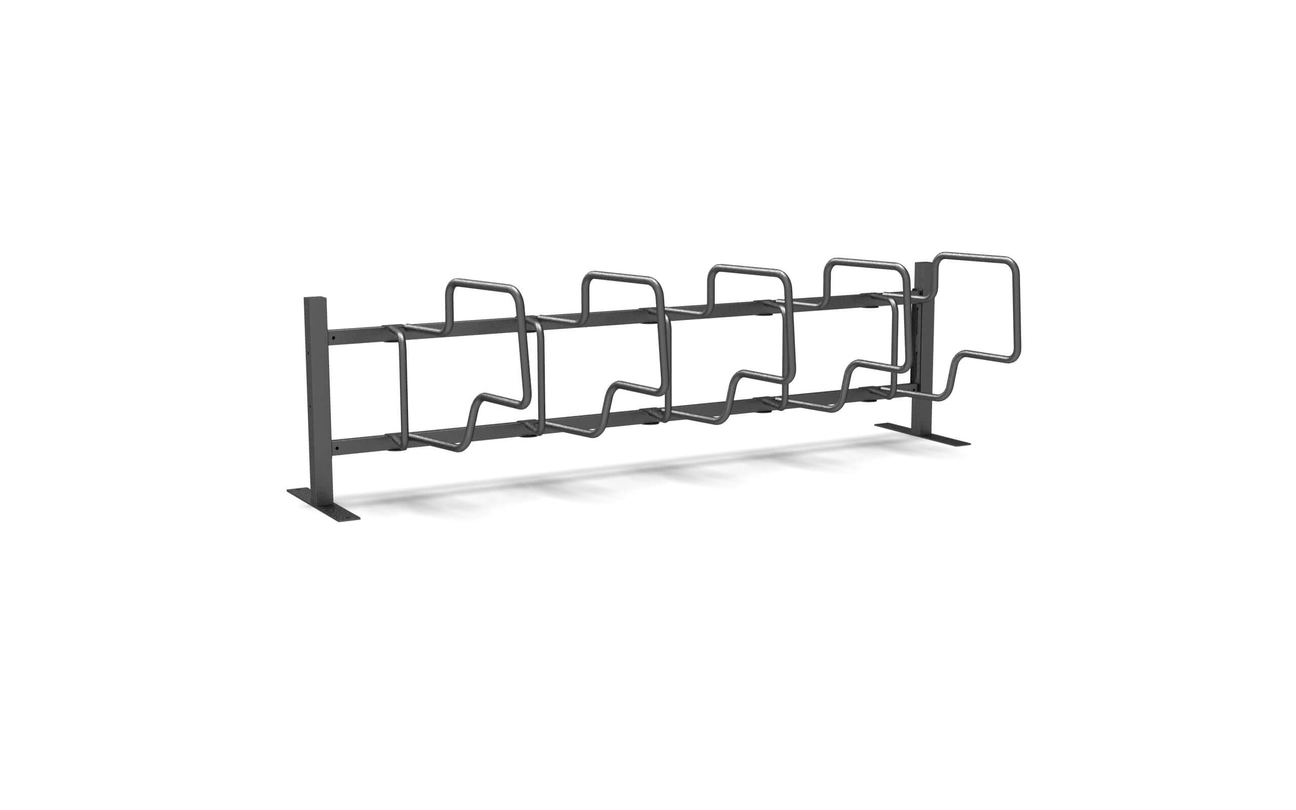 CubiQ Premium cykelställ, enkelsidigt, ytmontering