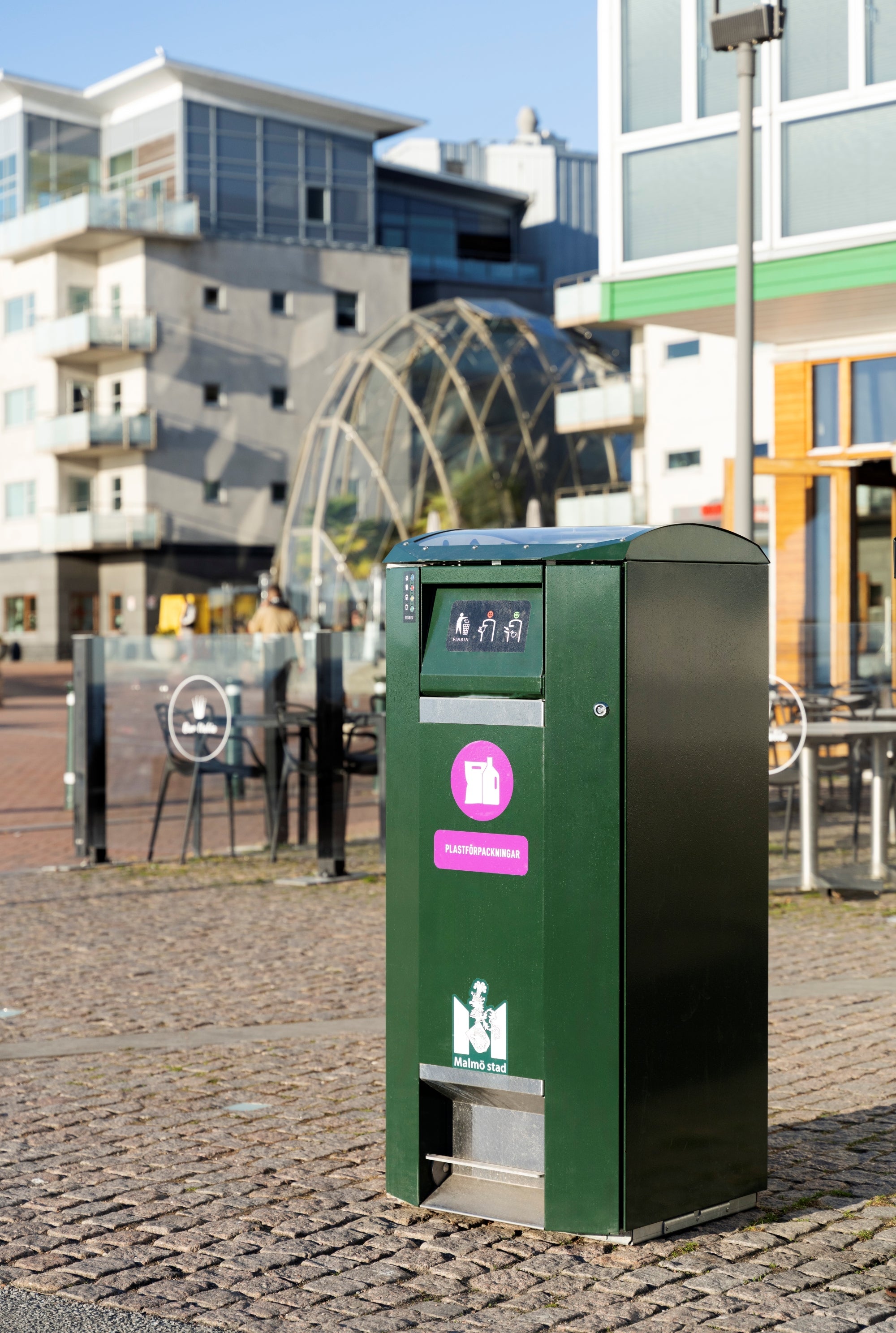 Smart papperskorg CitySolar 120