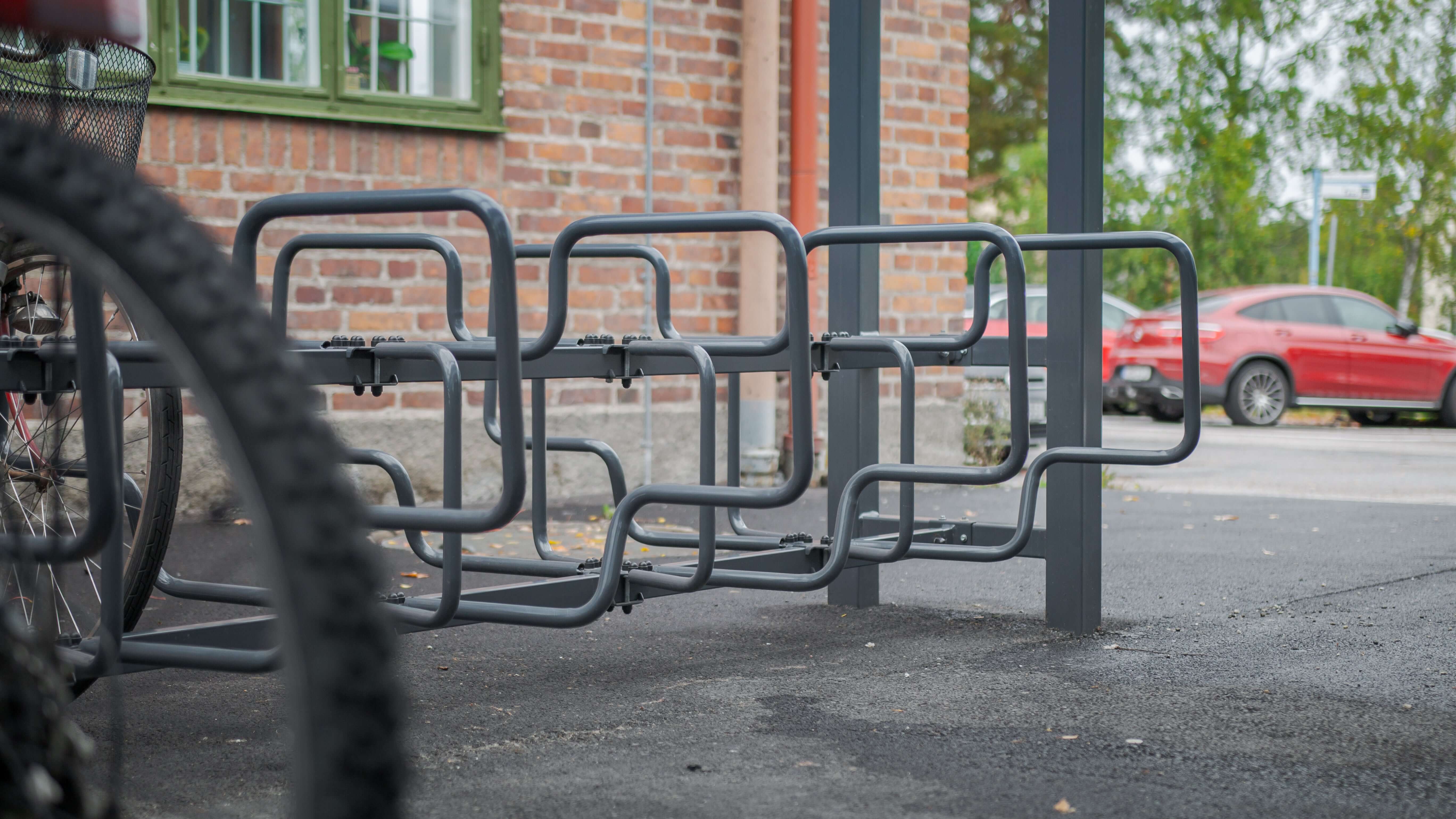 Cykelställ CubiQ Premium, dubbelsidigt, ytmontering