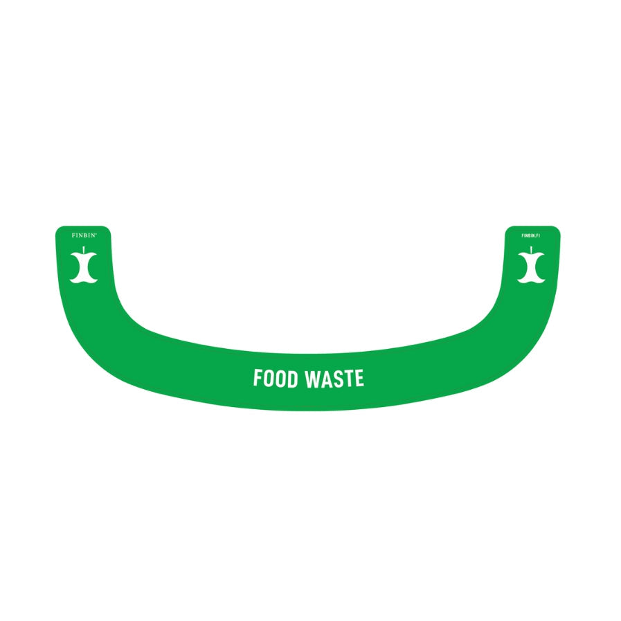 Bermuda rectangle recycling stickers
