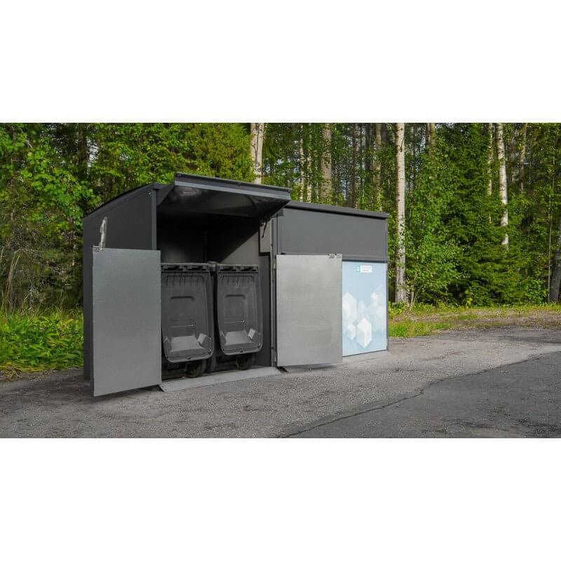 Jäteastiasuoja Modul Maxi Paloturva - Lehtovuori