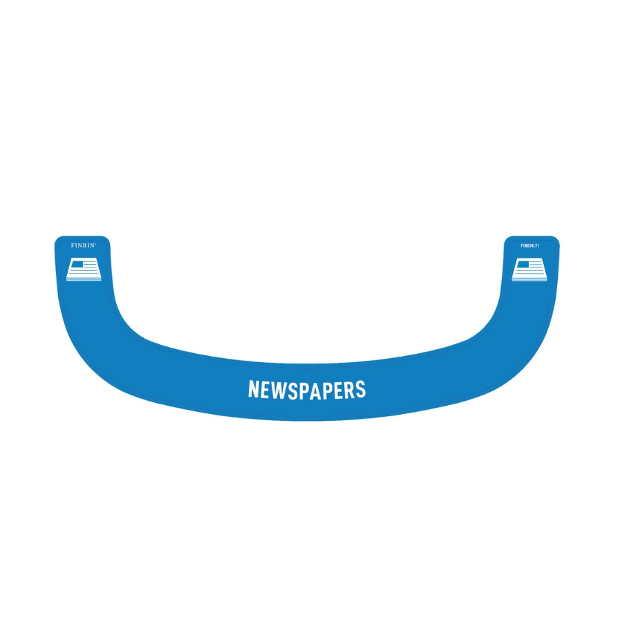 Bermuda rectangle recycling stickers