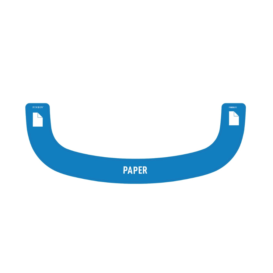 Bermuda rectangle recycling stickers