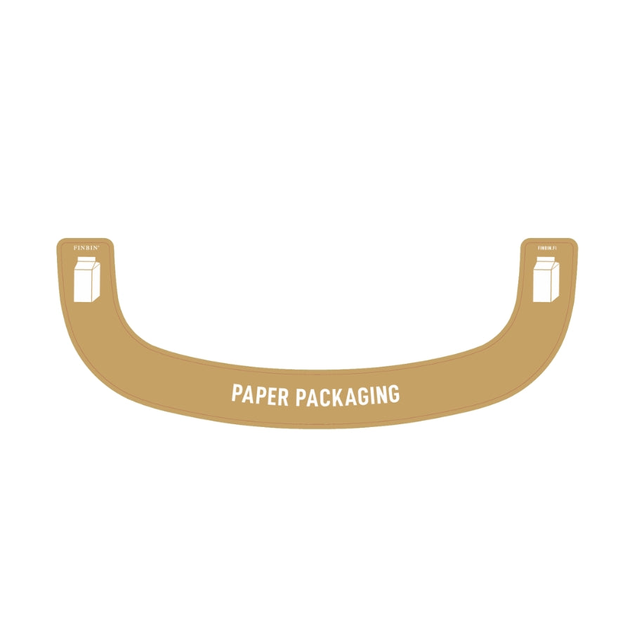 Bermuda rectangle recycling stickers