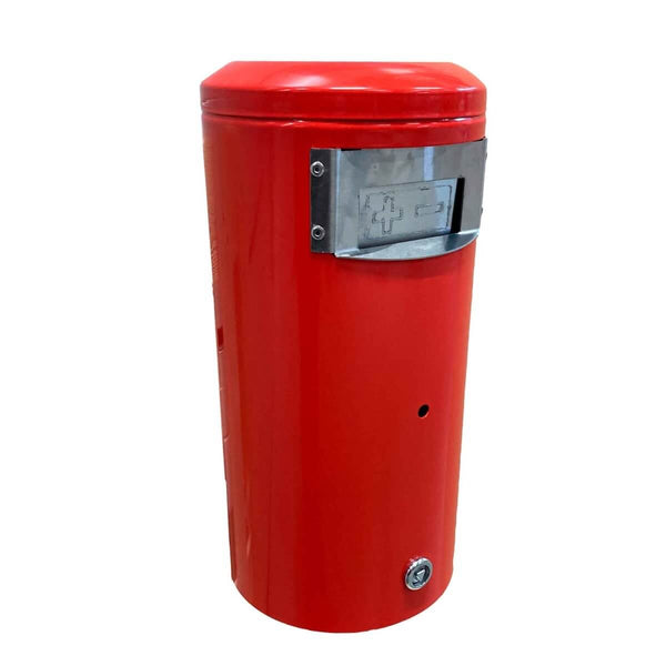 Batterikärl, röd RAL 3020
