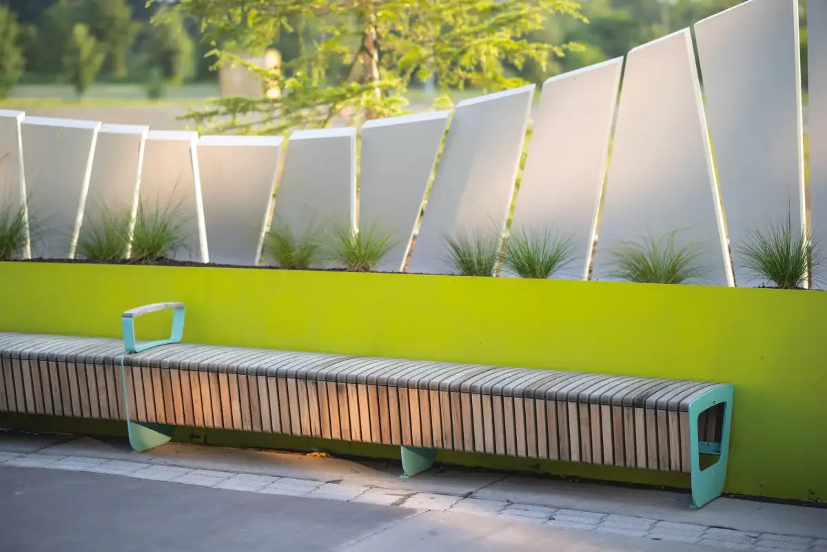 Puistonpenkki mmcité Landscape Compact LPC120t LPC120 - 202000 - ral1000 - Lehtovuori