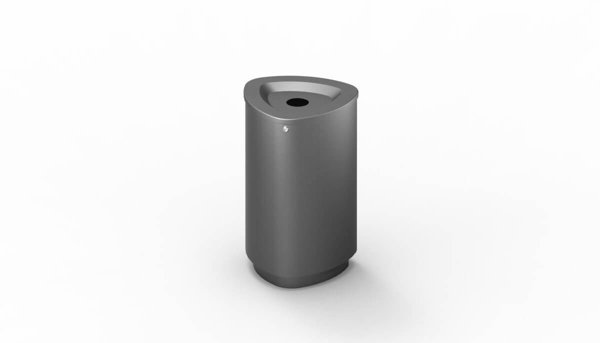 Roska - ja lajitteluastia Bermuda Jumbo 200 pullolajittelukannella, maalattu V43351MM-corten - Lehtovuori