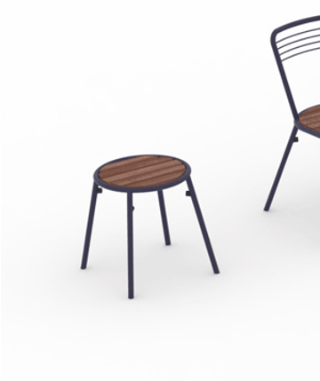 Tuoli mmcité Flaneur FLN112t FLN112 - 202000 - ral1000 - Lehtovuori